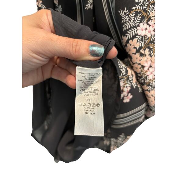 NWT LOFT Soft Black Shear Lined Spaghetti Strap Top, Size SMALL - Picture 4 of 5